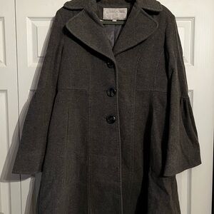 Gray Women's Wool Coat